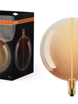 Cenový Hit Ledvance hnědá LED žárovka E27 4.8W VINTAGE GLOBE, teplá bílá