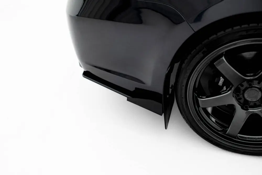 Super Cena Maxton Design křidélka bočních difuzorů zadního nárazníku pro Subaru Impreza WRX STi Mk3 Facelift, plast ABS bez povrchové úpravy