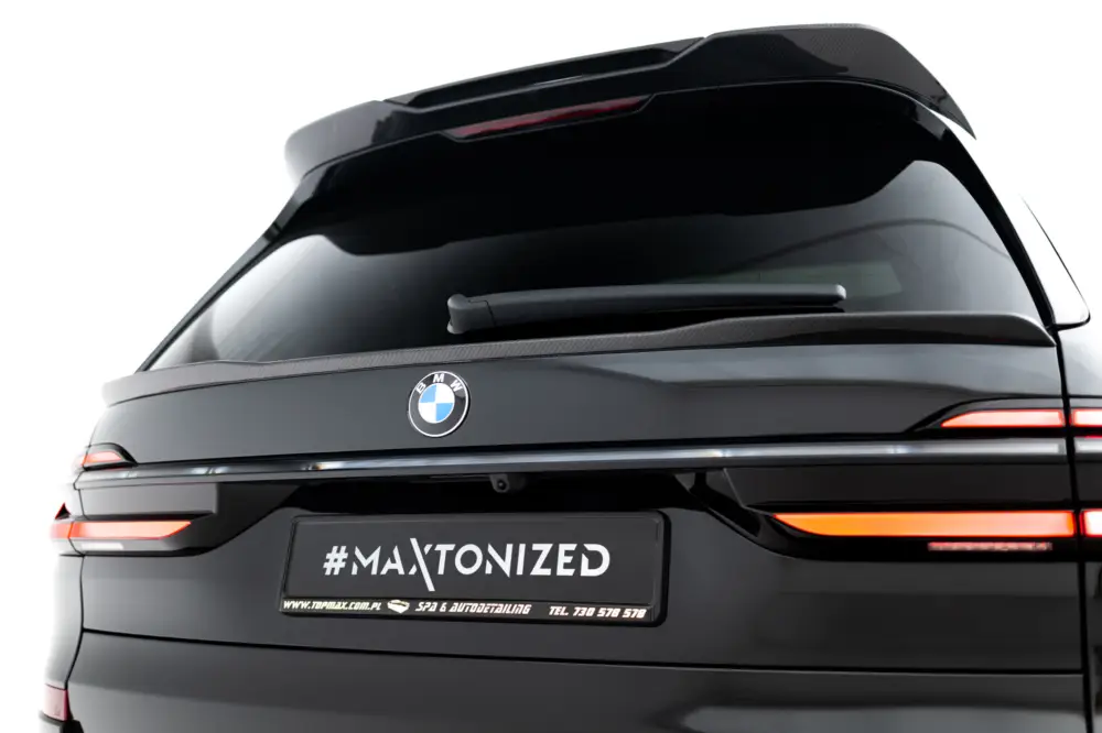Akční Nabídka Maxton Design prodloužení víka kufru pro BMW X7 G07 Facelift M-Pack, materiál pravý karbon