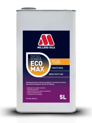 Sleva Aditivum do nafty Millers Oils Diesel Power ECOMAX, objem 5000 ml