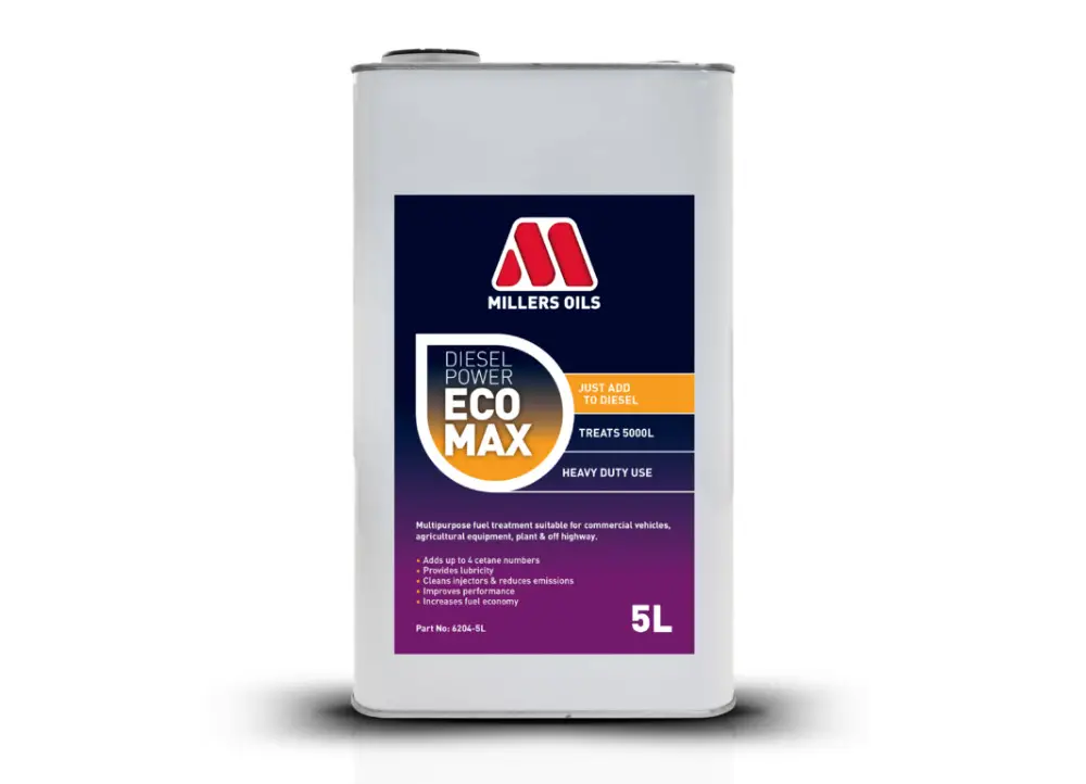 Sleva Aditivum do nafty Millers Oils Diesel Power ECOMAX, objem 5000 ml