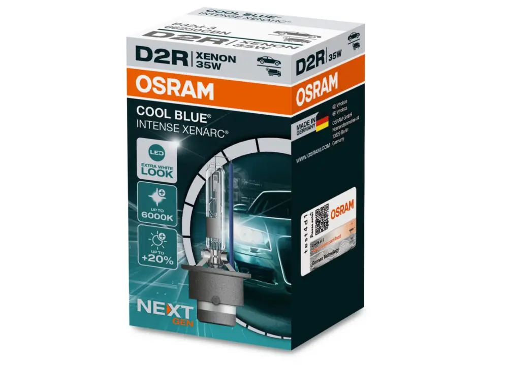 OSRAM XENARC COOL BLUE INTENSE NEXT GENERATION D2R - xenonová výbojka, 35 W, P32d-3, 1ks v balení Vrácení Zdarma