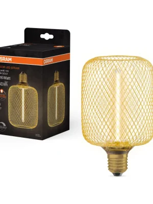 Ledvance slaměné LED stropní svítidlo E27 SQUARE, teplá bílá, stmívatelné Jen Po Omezenou Doba
