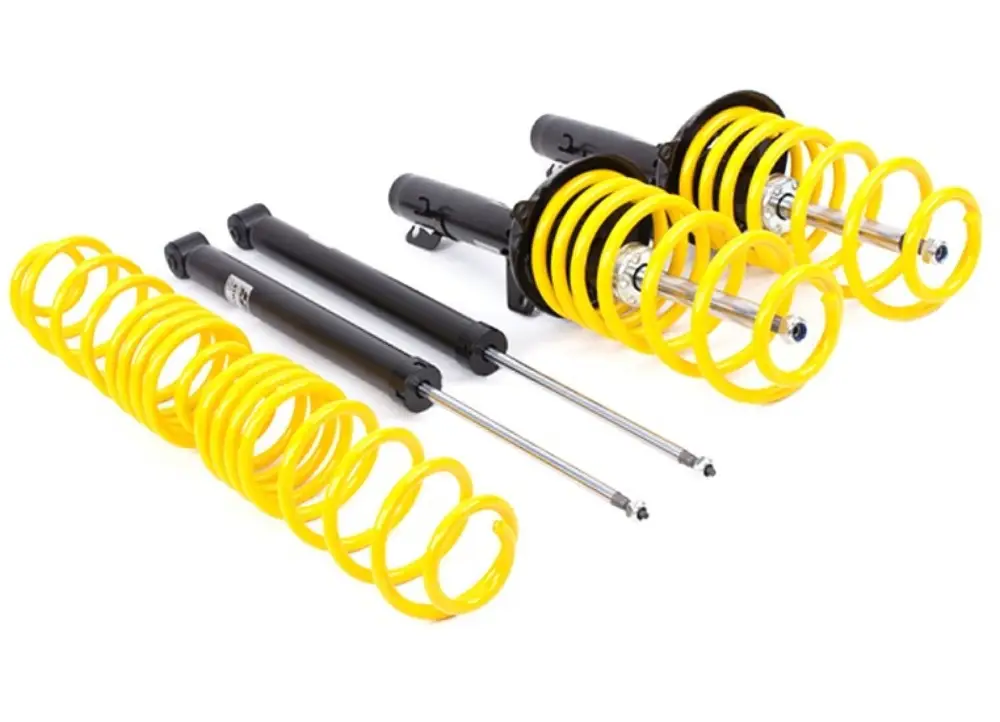 Sportovní podvozek ST Suspensions pro Volkswagen Jetta IV 16, 162, 163 pohon předních kol, pohon předních kol se zatížením př. nápravy do 920 kg, snížení 30 mm/30 mm, s průměrem uchycení př. tl. 55 mm Tovární Cena