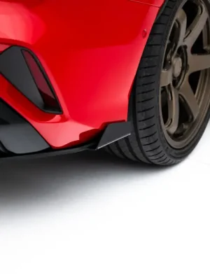 Zlevněný Maxton Design křidélka bočních difuzorů zad. nárazníku pro Audi RS3 8Y Facelift, plast ABS bez povrchové úpravy, Sedan