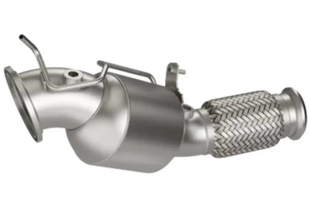 Kup Teď HJS downpipe 88,9 mm/76 mm včetně katalyzátoru 200 cpsi pro BMW řada 5 typ G30, G31, emisní norma Euro 6/Euro 6d-Temp., 2.0, 520i/530i/530i xDrive, 135/185 kW (B48 B20A, B48 B20B)
