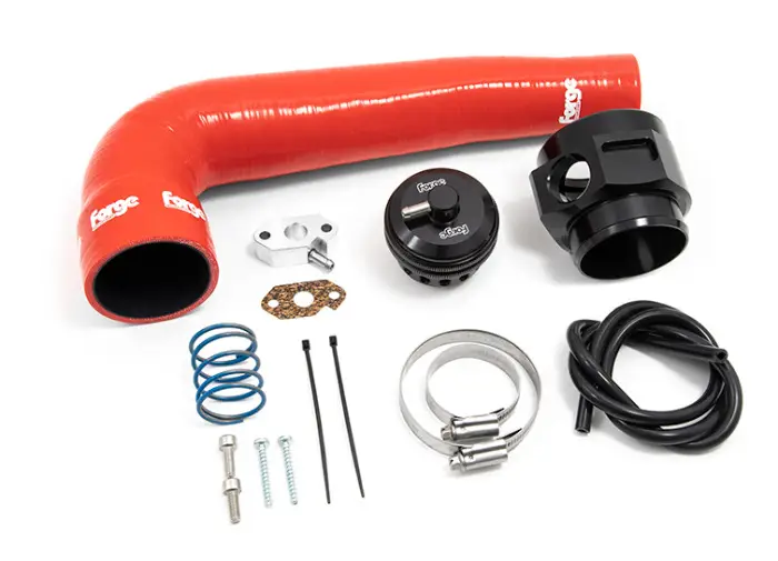 Forge Motorsport BOV ventil pro Seat Ibiza Mk4 6J 2008-2015, barva hadice červená, barva ventilu černá Odeslání Ihned