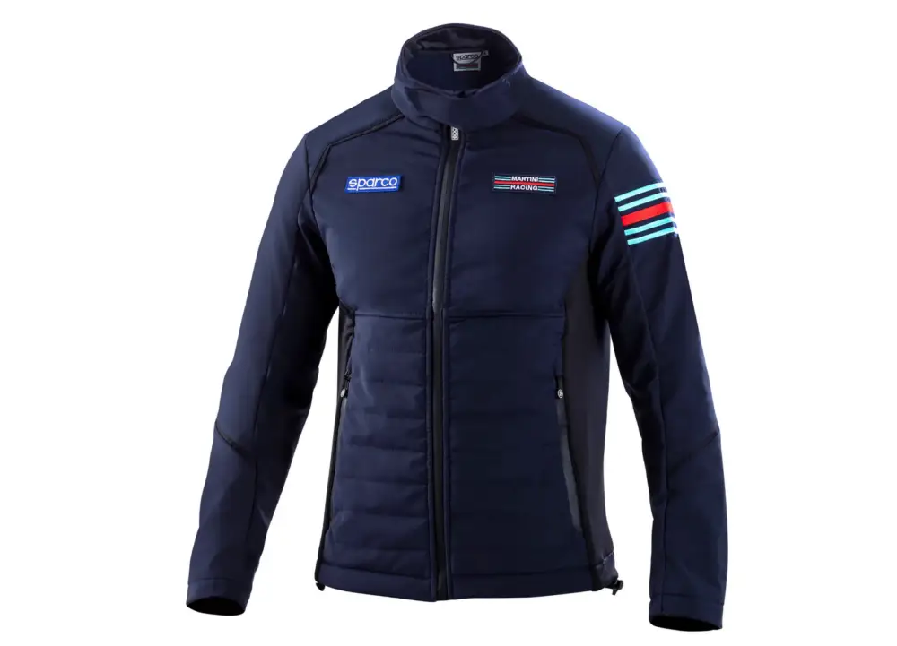 Sparco softshell bunda Martini Racing, barva tmavě modrá, velikost XS Zlevněný