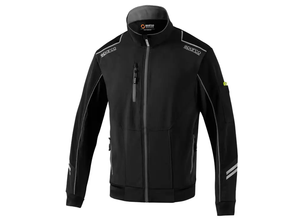 Kup Teď Sparco technická softshell lehká bunda Austin, barva černo-šedá, velikost XL