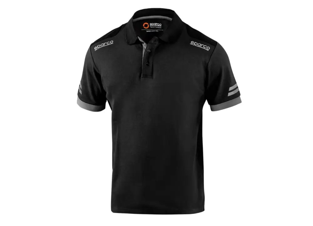 Sparco technické polo triko Toledo, barva černo-šedá, velikost L Top Prodej
