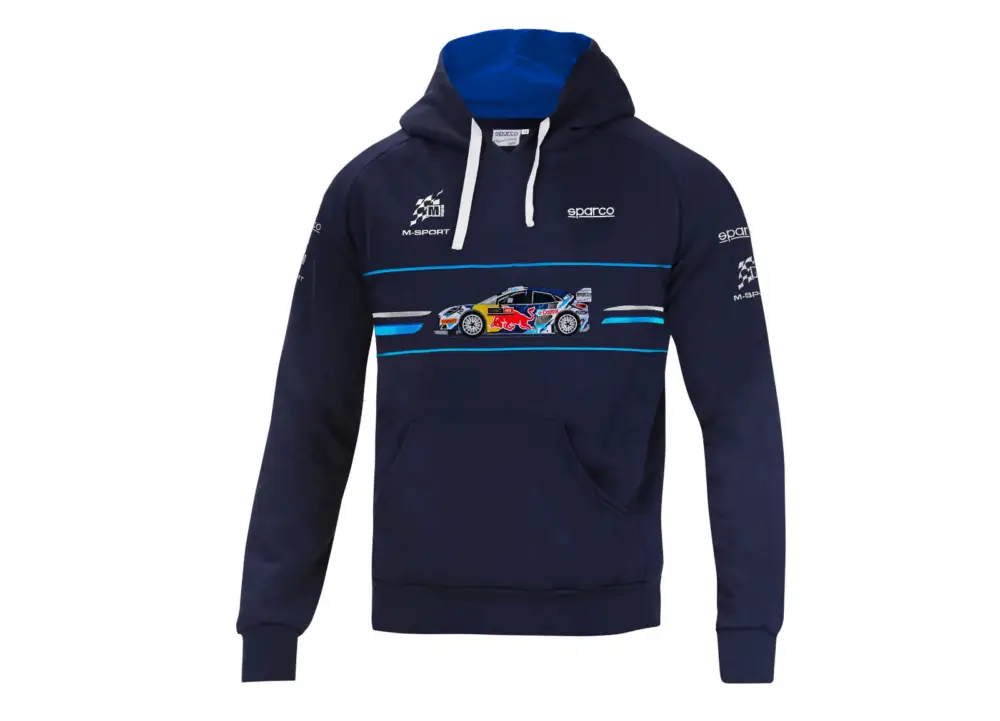 Zlevněný Sparco mikina M-SPORT WRC Team 2024, velikost L