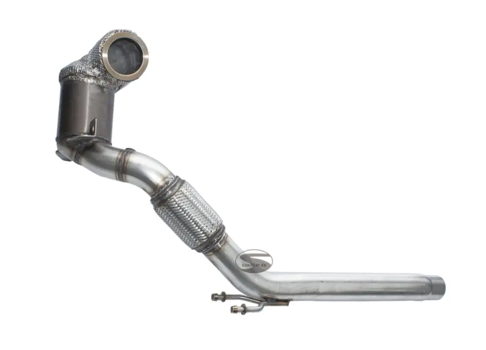 HJS downpipe 70 mm včetně katalyzátoru 200 cpsi pro Seat Leon ST typ 5F, emisní norma Euro 6, 1.8, 132kw (CJSA) Originální