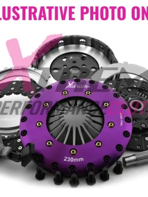 Cenový Hit Xtreme Clutch dvoulamelová odpružená organická spojková sada vč. setrvačníku a vypínacího ložiska pro Dodge Challenger Coupe 6.1 SRT8 s kapacitou krouticího momentu 1300 Nm, r.v. 2007.09 -