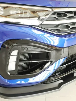 Expresní Doručení Rieger lipa pod přední nárazník pouze pro R / R-Line pro Volkswagen T-Roc R A1 5-dvéř., 01/22-, plast ABS bez povrchové úpravy