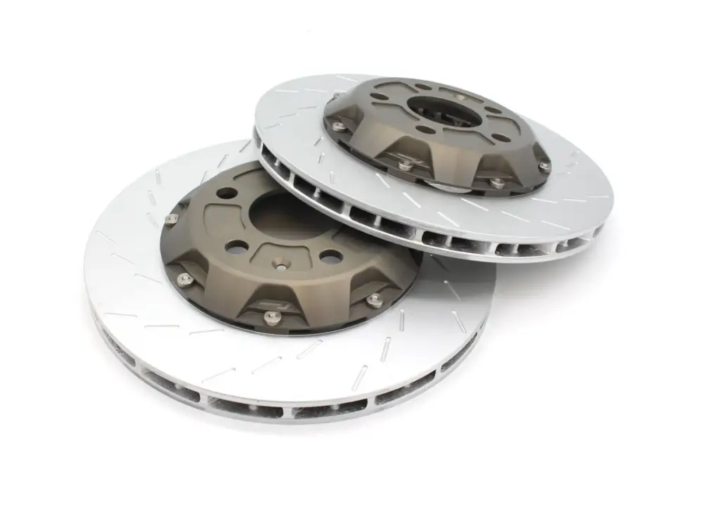 Cenově Výhodný Racingline Stage 3 zadní plovoucí drážkované brzdové kotouče 310x22 mm pro Volkswagen T-Roc 2017+