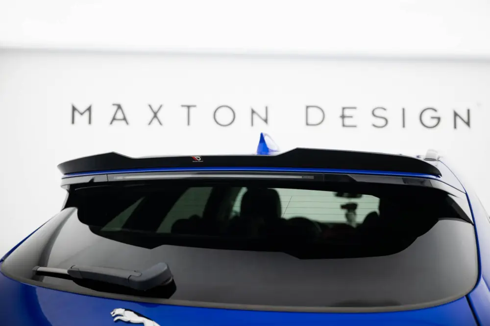 Maxton Design prodloužení spoileru pro Jaguar F-Pace R-Sport Mk1, černý lesklý plast ABS Must-Have
