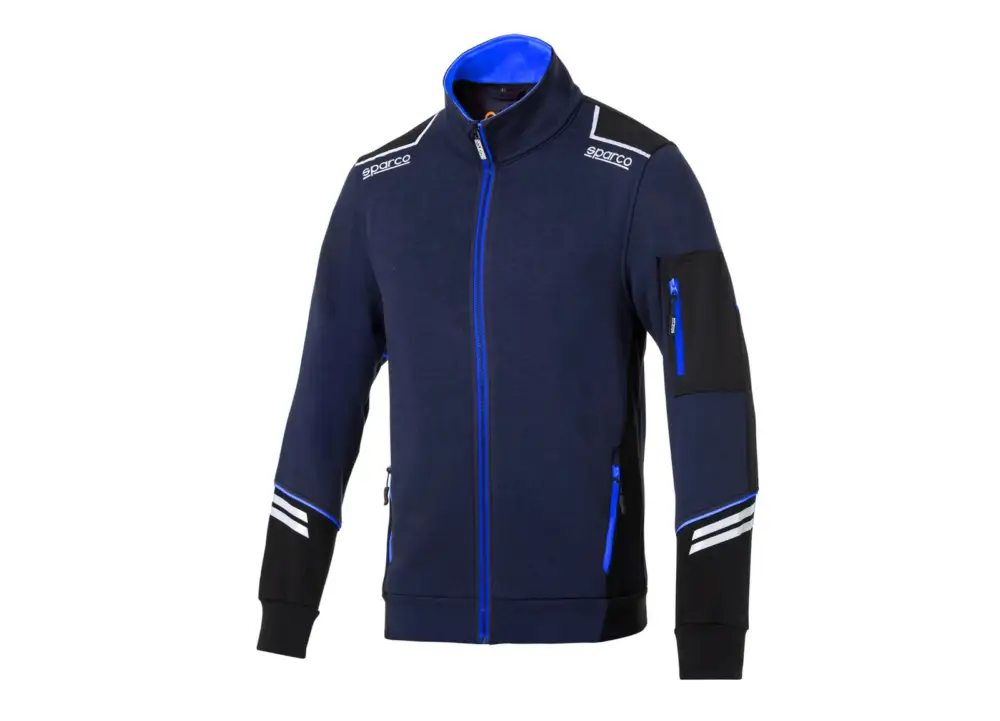 Cenový Hit Sparco technická mikina Alabama, barva modrá, velikost XXXL