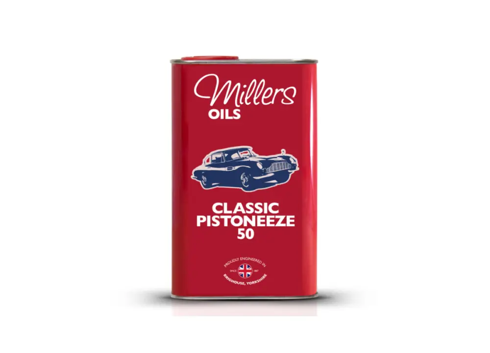 Jednorozsahový motorový olej Millers Oils - Classic Pistoneeze 50, objem 1l Jen Po Omezenou Doba