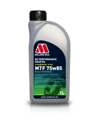 Plně syntetický převodový olej Millers Oils EE PERFORMANCE MTF 75w85, objem 1l Nízká Cena