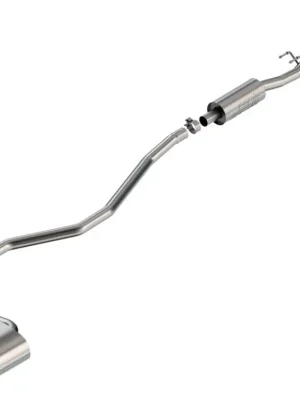 Borla Cat-Back výfukový systém "S-Type" pro Honda Civic Sport 2.0L, automat, FWD, 4-dveř., Sedan, r.v. 2022-2024, typ koncovek chromové Finální Výprodej