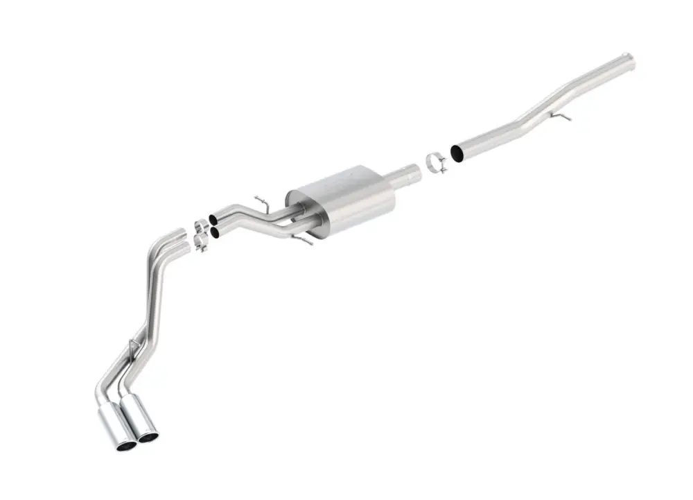 Přímo Od Výrobce Borla Cat-Back výfukový systém "ATAK" typ 18 pro GMC Sierra 1500 6,2l EC/SB 78,7", CC/SHB 69,3", WB 143,5", r.v. od 14-18, typ koncovek chromové