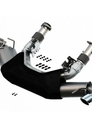 Borla Cat-Back "S-Type" pro Chevrolet Corvette Stingray C8 6,2l V8 s automatickou převodovkou, RWD 2-dvéř., r.v. 2020-2021, typ koncovek chromové Vrácení Zdarma