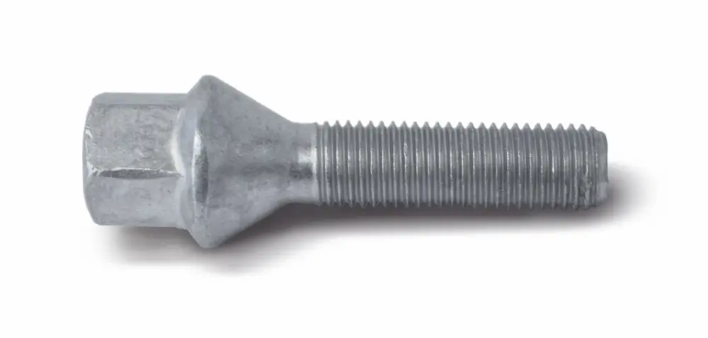 Tovární Cena H&R šroub s kuželovou dosedací plochou M12x1,5x60 mm, barva stříbrná