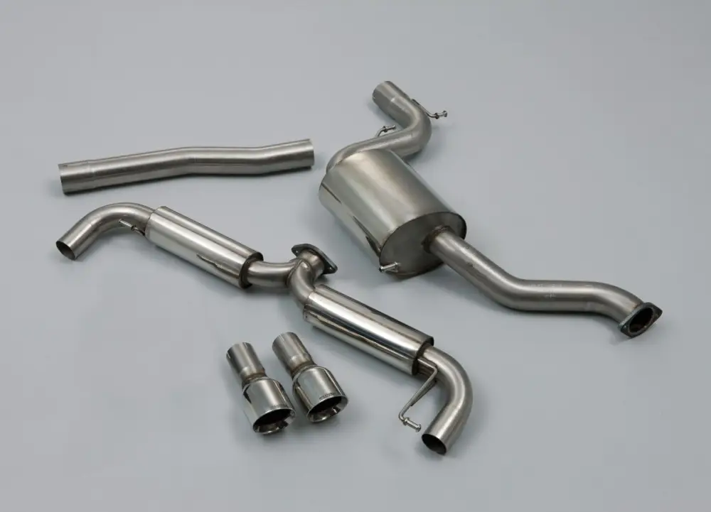 Sezónní Sleva Milltek Sport výfukový systém cat-back 3" Race System pro Volkswagen Golf Mk6 GTi 2.0 TSI 210PS 2009-2013, typ koncovek GT-100 leštěné