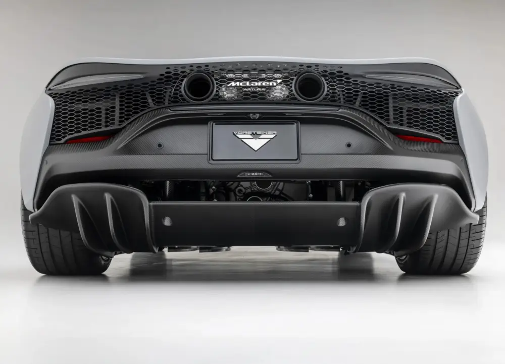 Nová Kolekce Vorsteiner Aero zadní difuzor pro Mclaren Artura, lesklý karbon