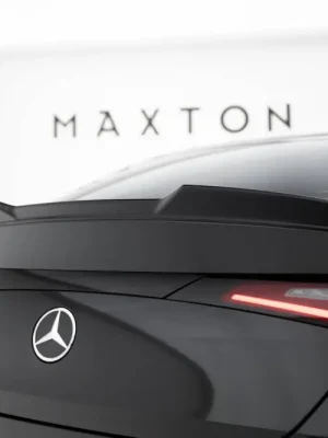 Bezpečná Platba Maxton Design prodloužení spoileru 3d pro Mercedes GLC C254 AMG-Line, černý lesklý plast ABS, Coupe