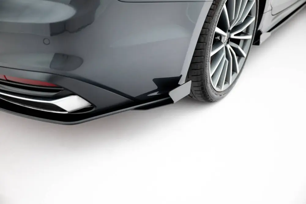 Maxton Design křidélka bočních difuzorů zad. nárazníku pro Audi A5 F5 Facelift, černý lesklý plast ABS Ihned K Objednání