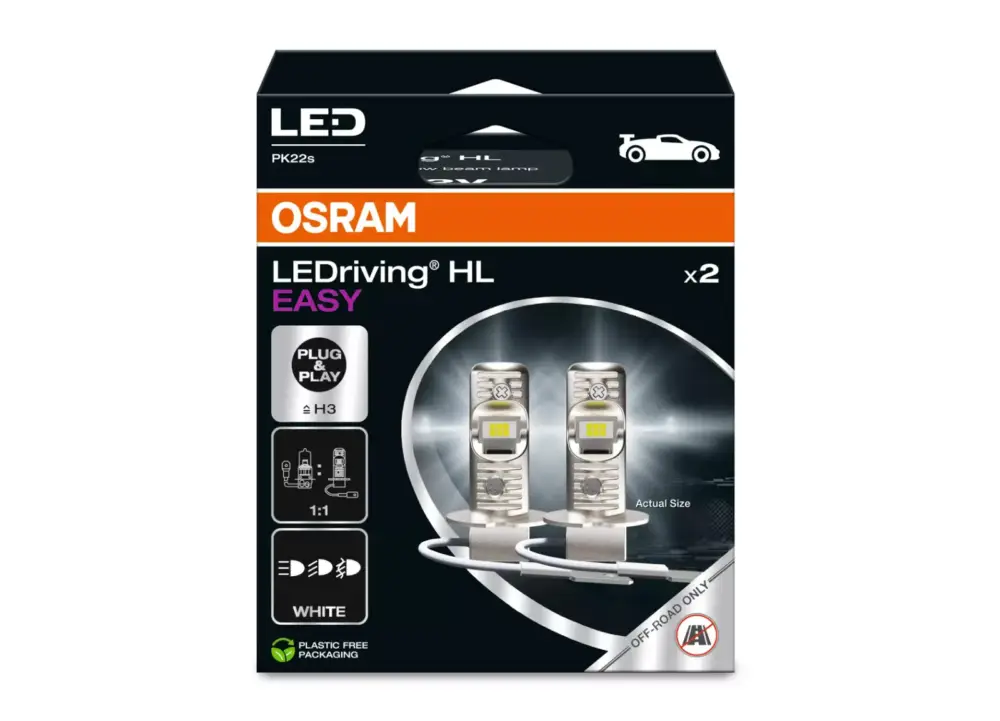 Nejlepší Volba OSRAM LEDriving HL EASY LED autožárovky, patice H3