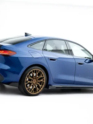 Aktuální Maxton Design "Street Pro" difuzory pod boční prahy s křidélky pro Audi S5 B10, plast ABS bez povrchové úpravy, Sedan / Avant, s červenou linkou