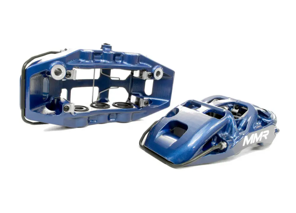 Pouze Dnes MMX přední brzdový kit se 6-pístovými třmeny a 380 mm kotouči pro BMW řady 2 M235i F22/F22 a M240i F22/F23, barva modrá