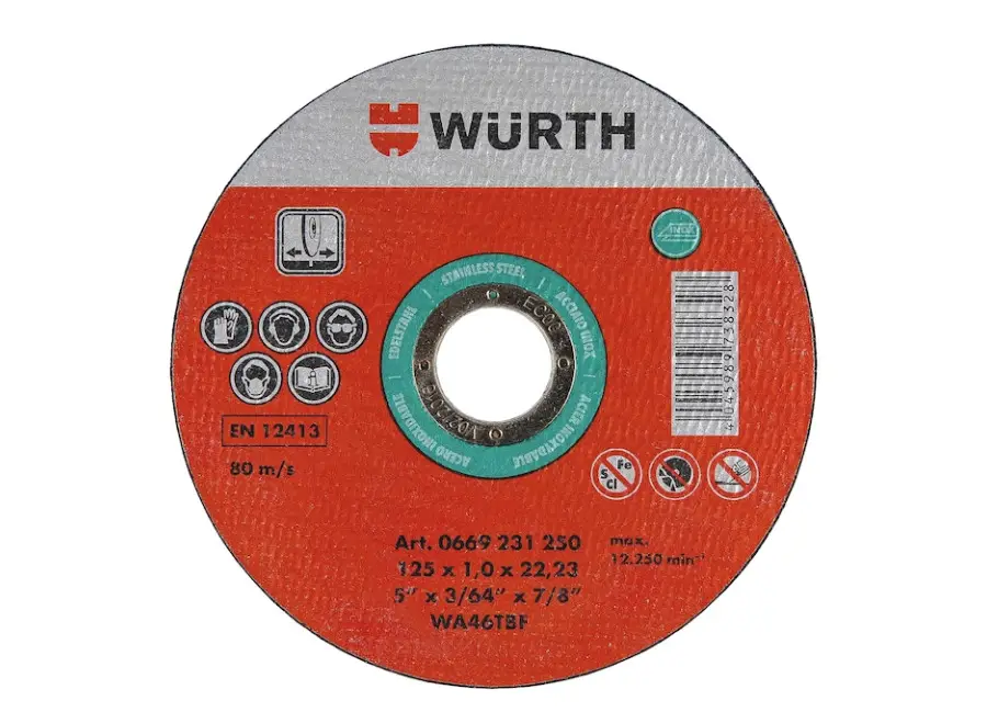 Vysoce Kvalitní Würth řezný kotouč 115 x 22,2 x 1mm