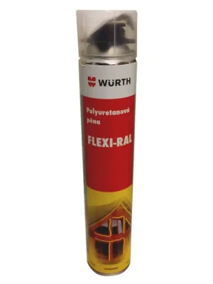 Výhodná Nabídka Würth 1K PU pistolová montážní pěna FLEXI-RAL 750ml