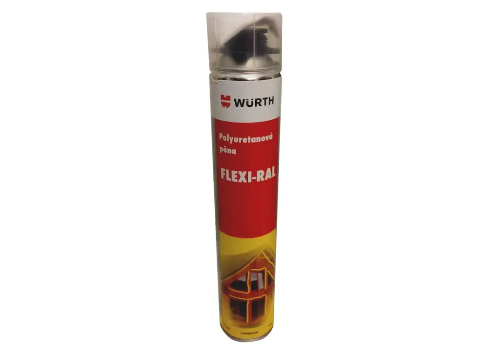 Výhodná Nabídka Würth 1K PU pistolová montážní pěna FLEXI-RAL 750ml