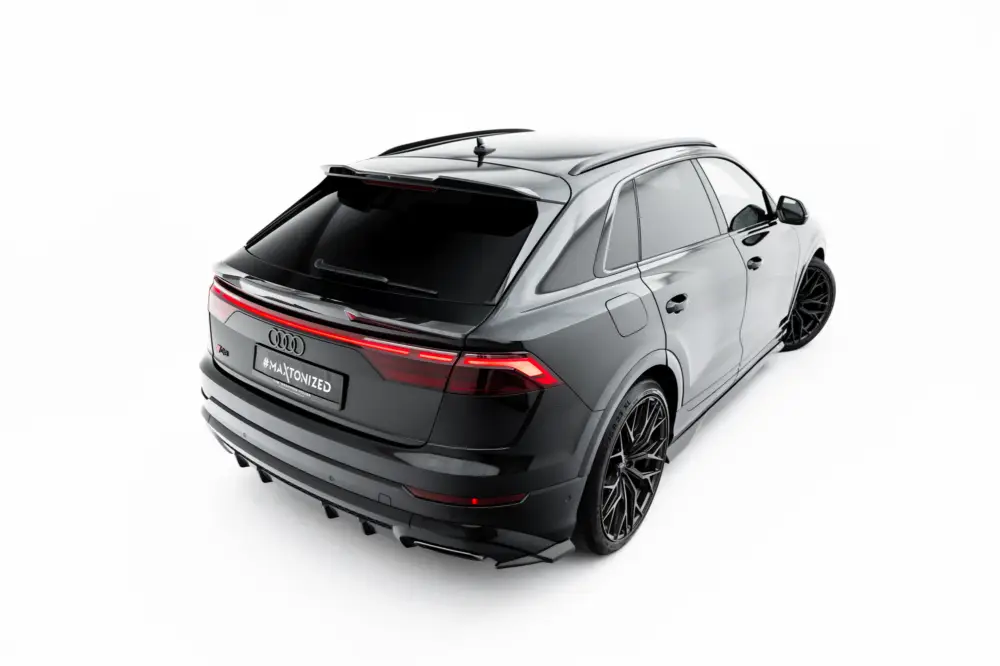 Maxton Design prodloužení víka kufru pro Audi SQ8 Mk 1 FL, materiál pravý karbon Vrácení Zdarma