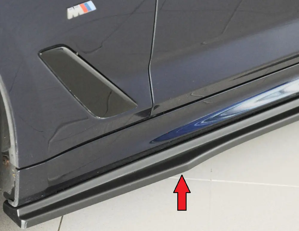 Rieger spoiler pod boční práh mont. strana levá pro BMW řada 5 G31 touring, r.v. 09/16-06/20, plast ABS bez povrchové úpravy Omezená Nabídka