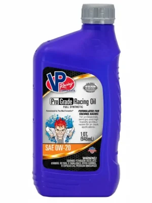 Omezená Nabídka VP Racing Pro Grade plně syntetický závodní motorový olej SAE 0W-20, 946 ml
