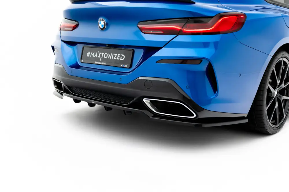 Nakupujte Hned Maxton Design spoiler pod zadní nárazník s žebrováním pro BMW řada 8 G15 M-Pack, černý lesklý plast ABS