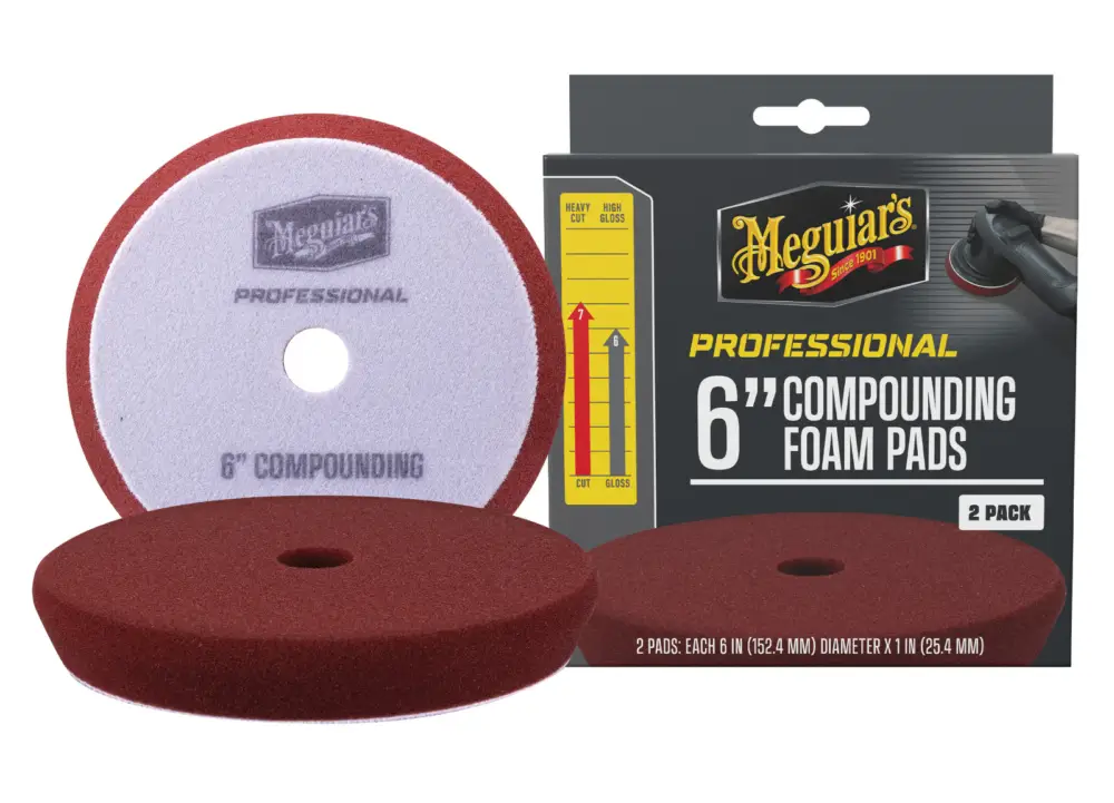 Omezená Nabídka Meguiar's Professional Compound Foam Pad - pěnové korekční kotouče, průměr 6", 2 kusy