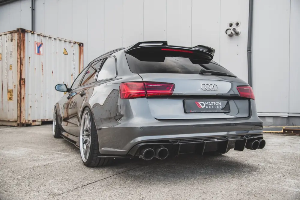 Maxton Design boční difuzory pod zadní nárazník pro Audi S6 C7 FL, materiál laminát bez základového nátěru, Avant / Sedan Nízká Cena