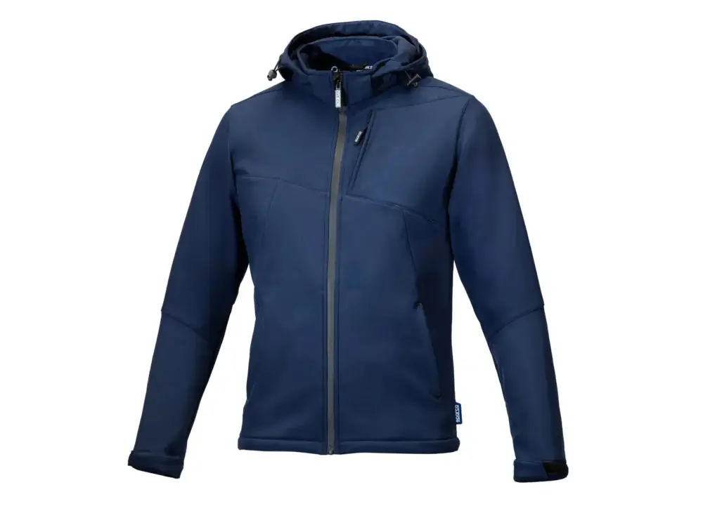 Sparco Grit softshell bunda, barva modrá, velikost XL Rychlé Dodání