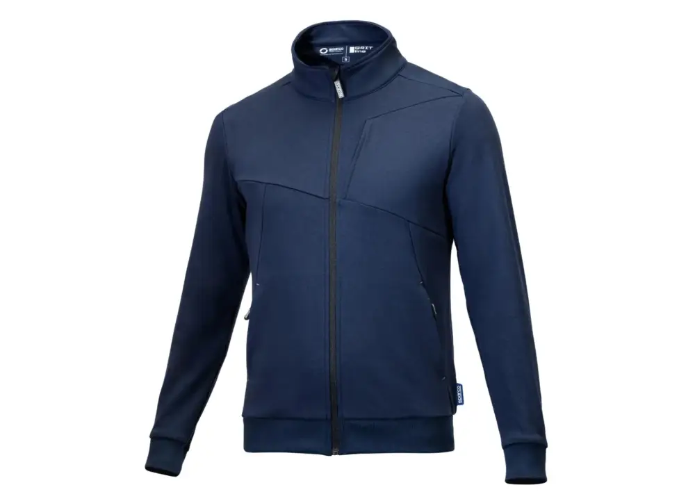 Speciální Cena Sparco Grit mikina na zip, barva modrá, velikost XXXL