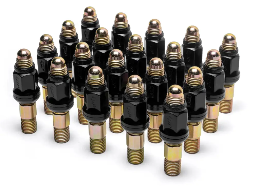 TPi kompletní sada pro přestavbu ze šroubů na štefty a matice, závit M14x1,5, dosedací plocha kuželová (aftermarket kola) Nízká Cena
