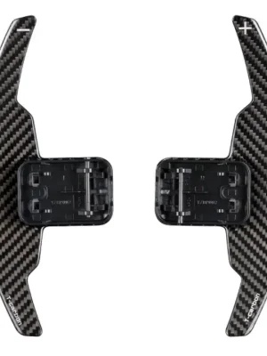 Top Prodej Karbonová výměnná pádla pod volant pro BMW M6 F06 F12 F13, barva černý karbon