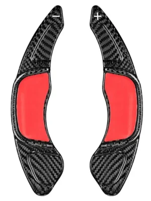 Karbonová pádla pod volant pro Volkswagen Golf R Mk7 11/2013–, barva černý karbon Přímo Od Výrobce