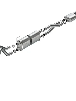 Ihned K Objednání Borla Cat-Back výfukový systém "S-Type" pro Ford F-250, automat, 2WD/4WD, CC s SB (6' 9") 160" rozvor, mimo auta s dvojitými zadními koly, barva koncovek černé keramické