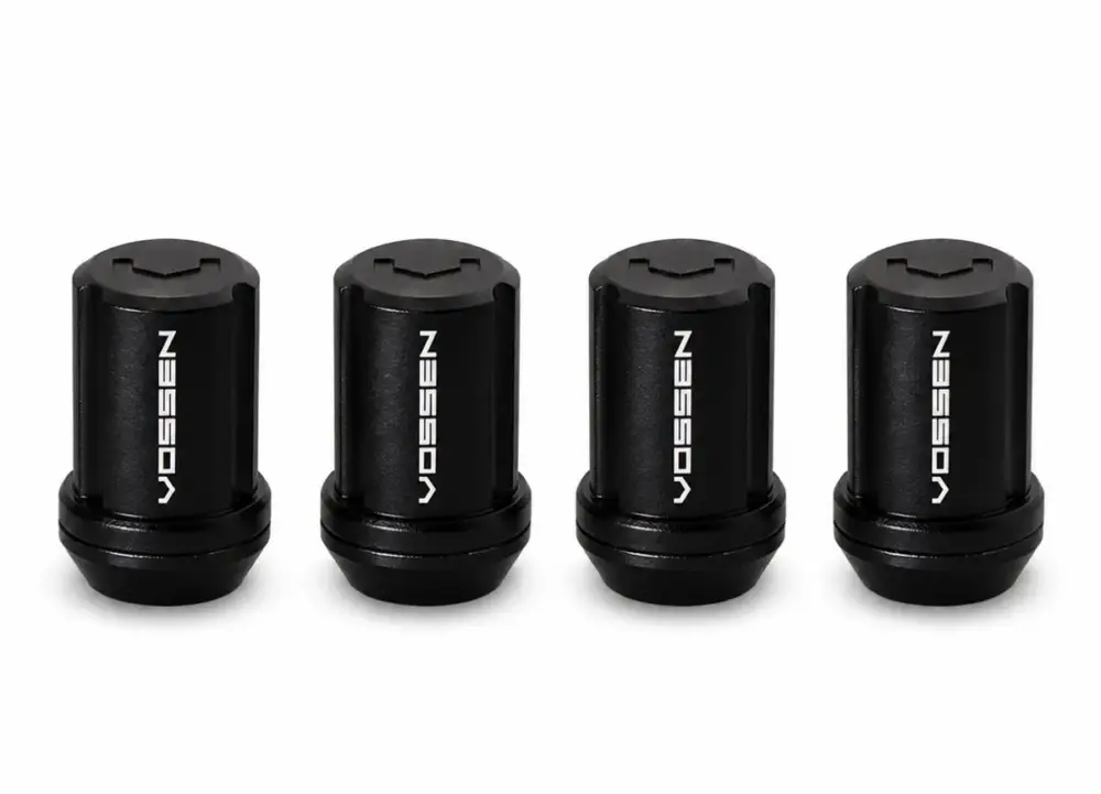 Nízká Cena Vossen Wheels sada pojistných matic 4 ks, barva černá, stoupání závitu M12x1,5